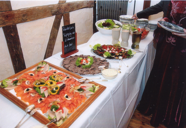 Hochzeit kaltes Buffet