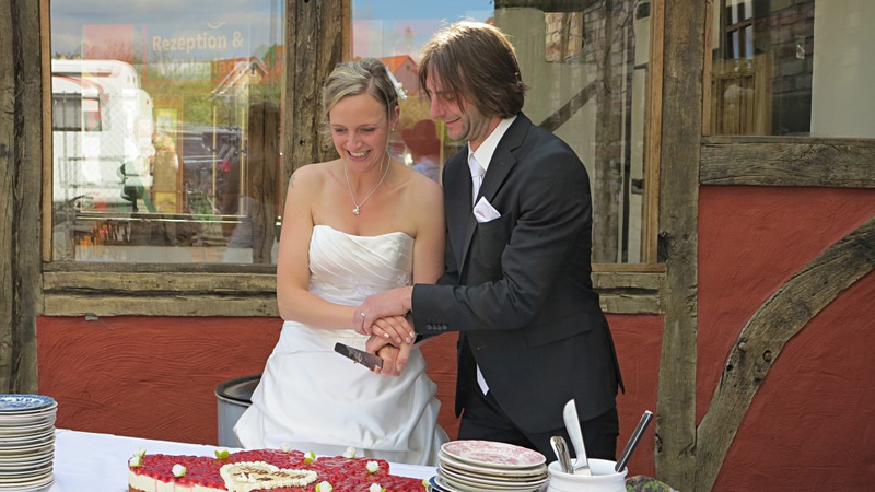 Die Hochzeit von Brigitte und Mario